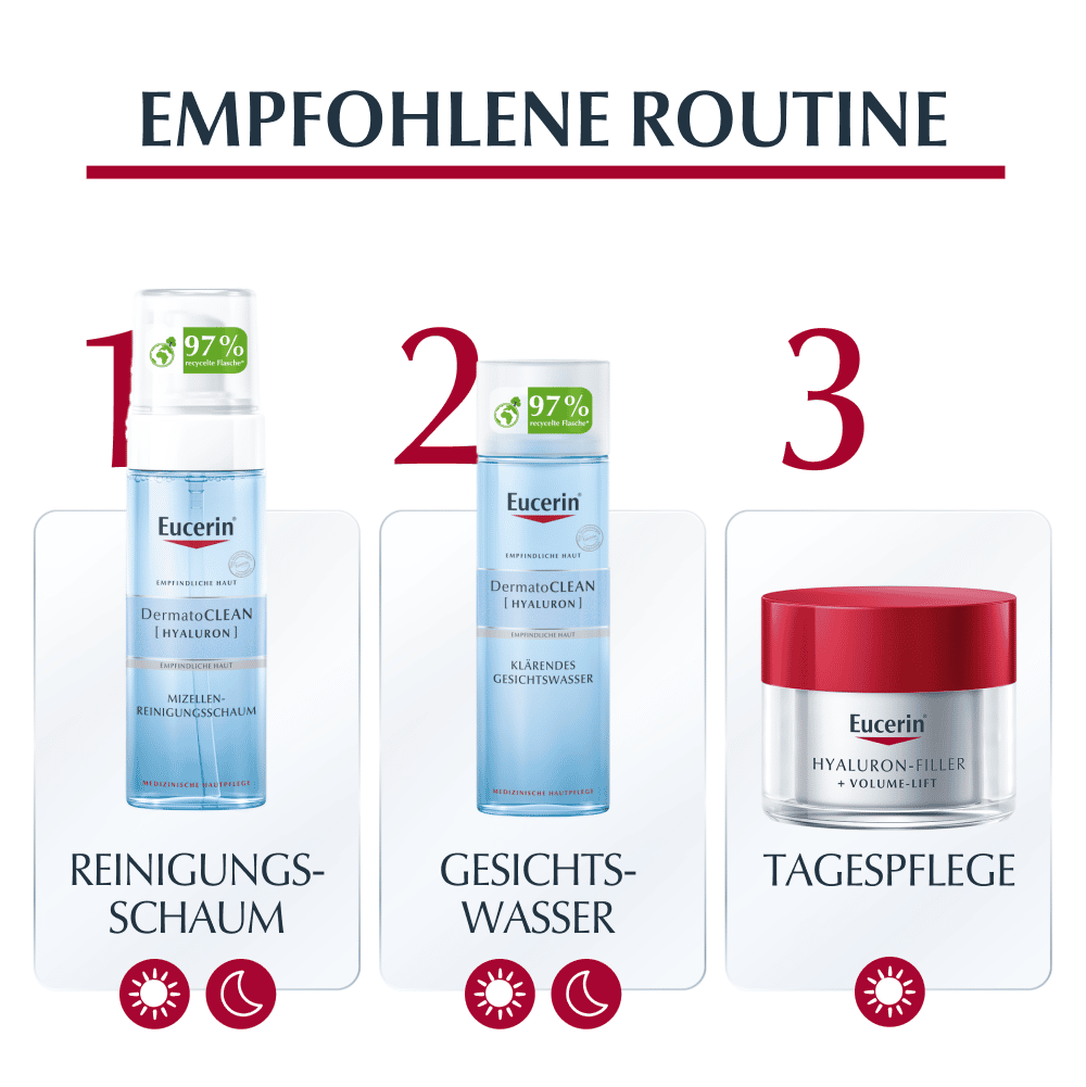 Eucerin HYALURON FILLER + VolumeLift Tagespflege für normale Haut bis Mischhaut Creme  50 ml Creme