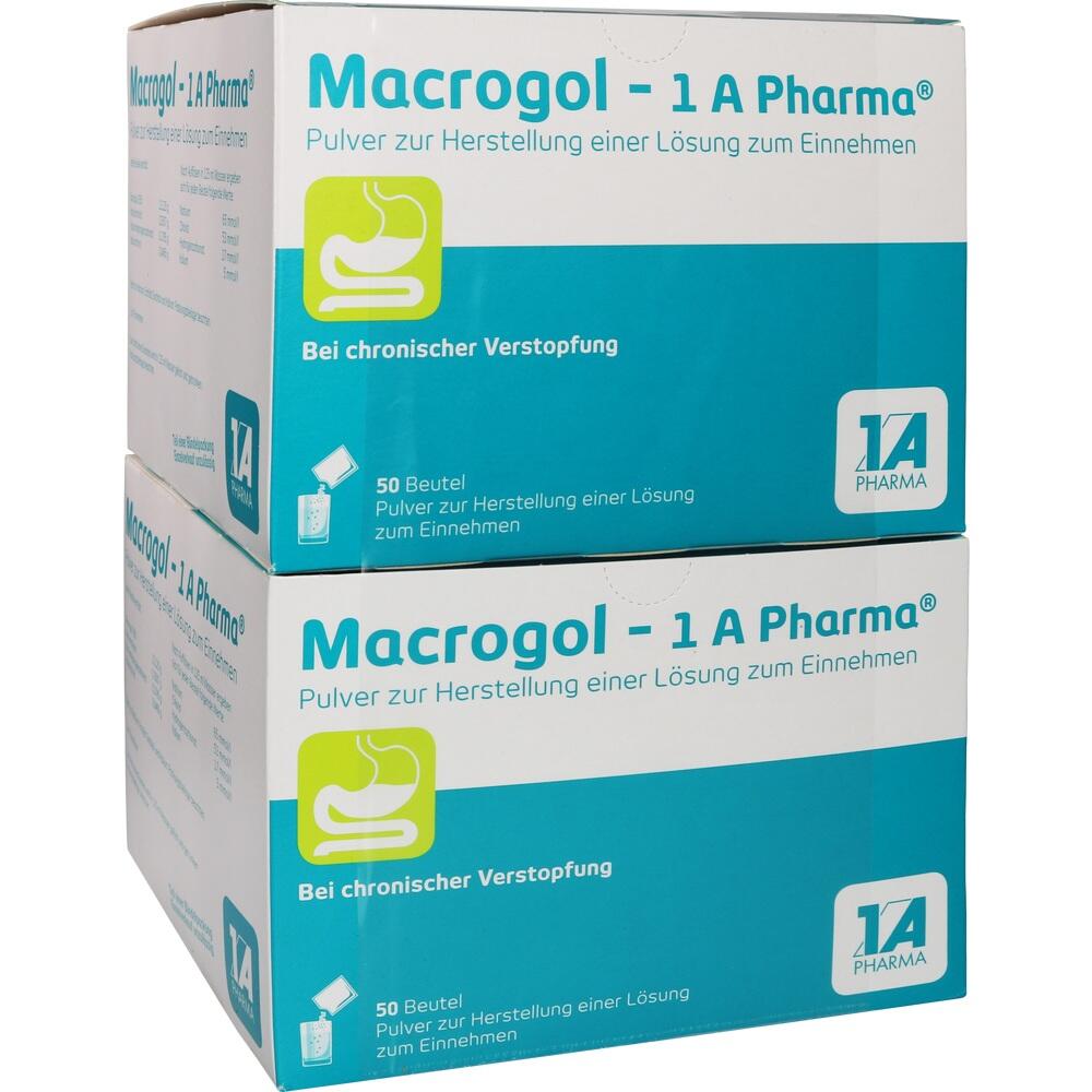 Macrogol - 1A Pharma  100 St Pulver zur Herstellung einer Lösung zum Einnehmen
