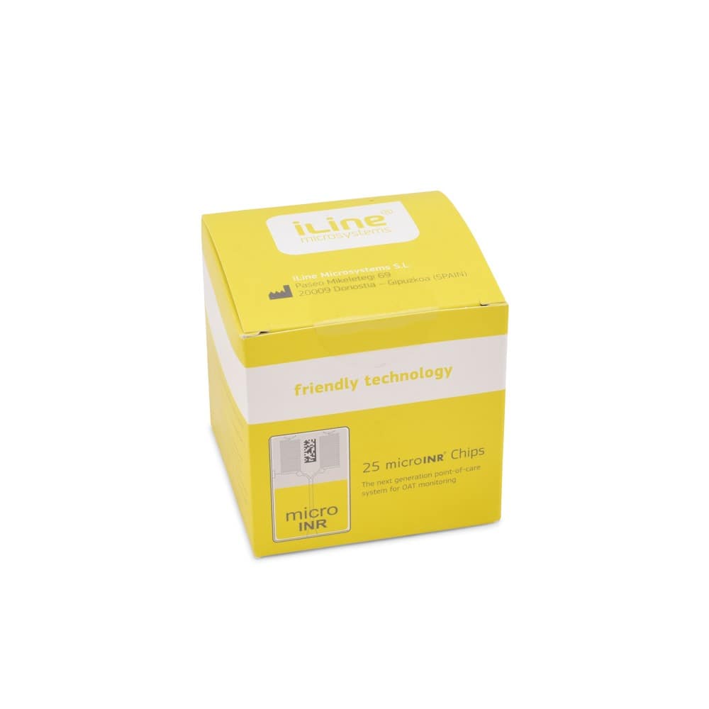 microINR Chips z.Bestimmung d.Thromboplastinzeit 25 St Teststreifen