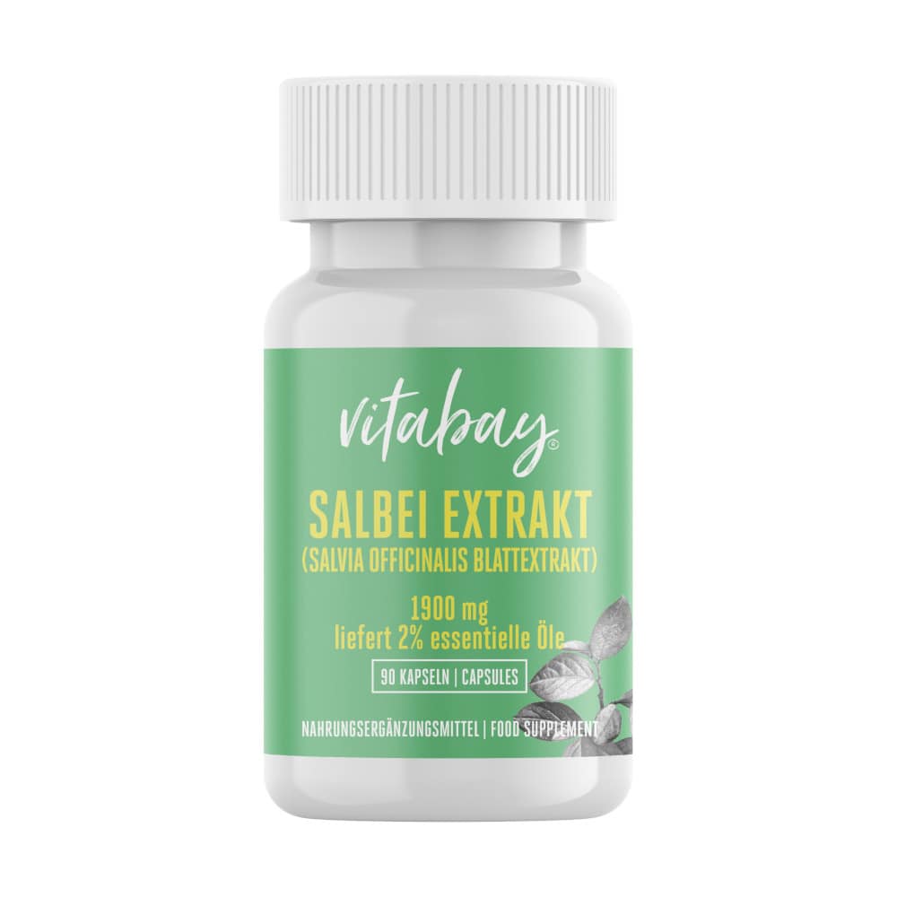 Vitabay Salbei EXTRAKT 1900 mg 90 St Kapseln