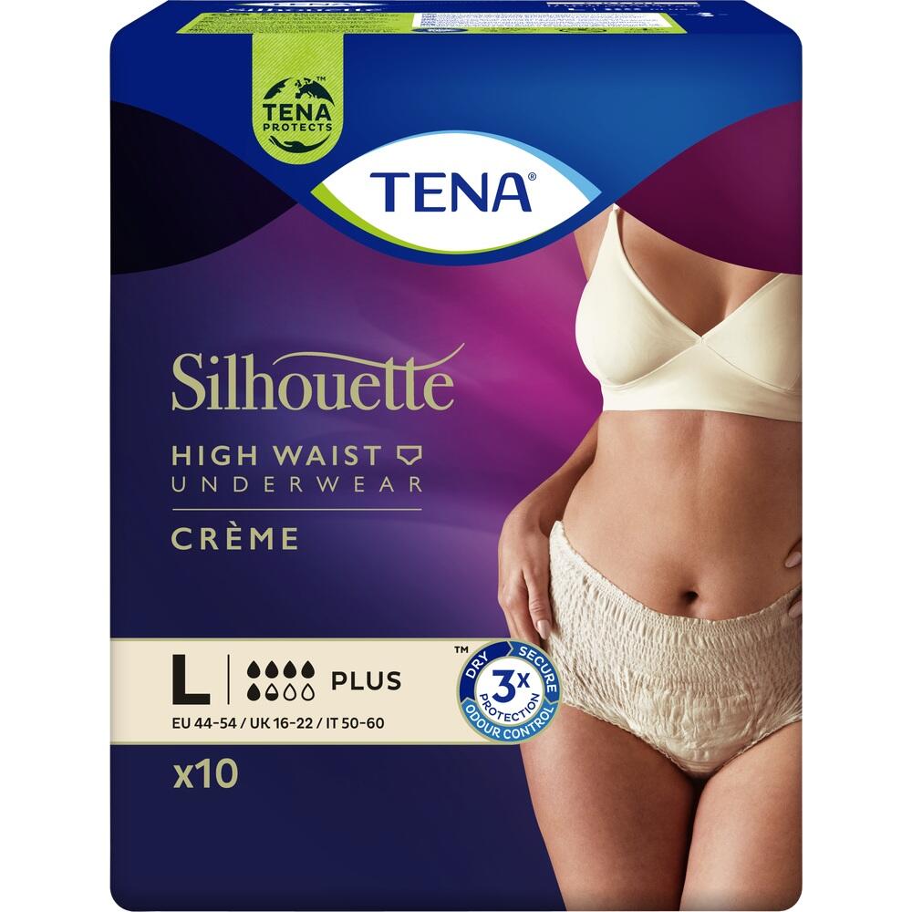 TENA Silhouette CRÈME PLUS L Taillenhohe Pants 10 St