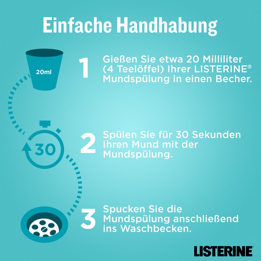 LISTERINE Cool Mint Mild  500 ml Lösung