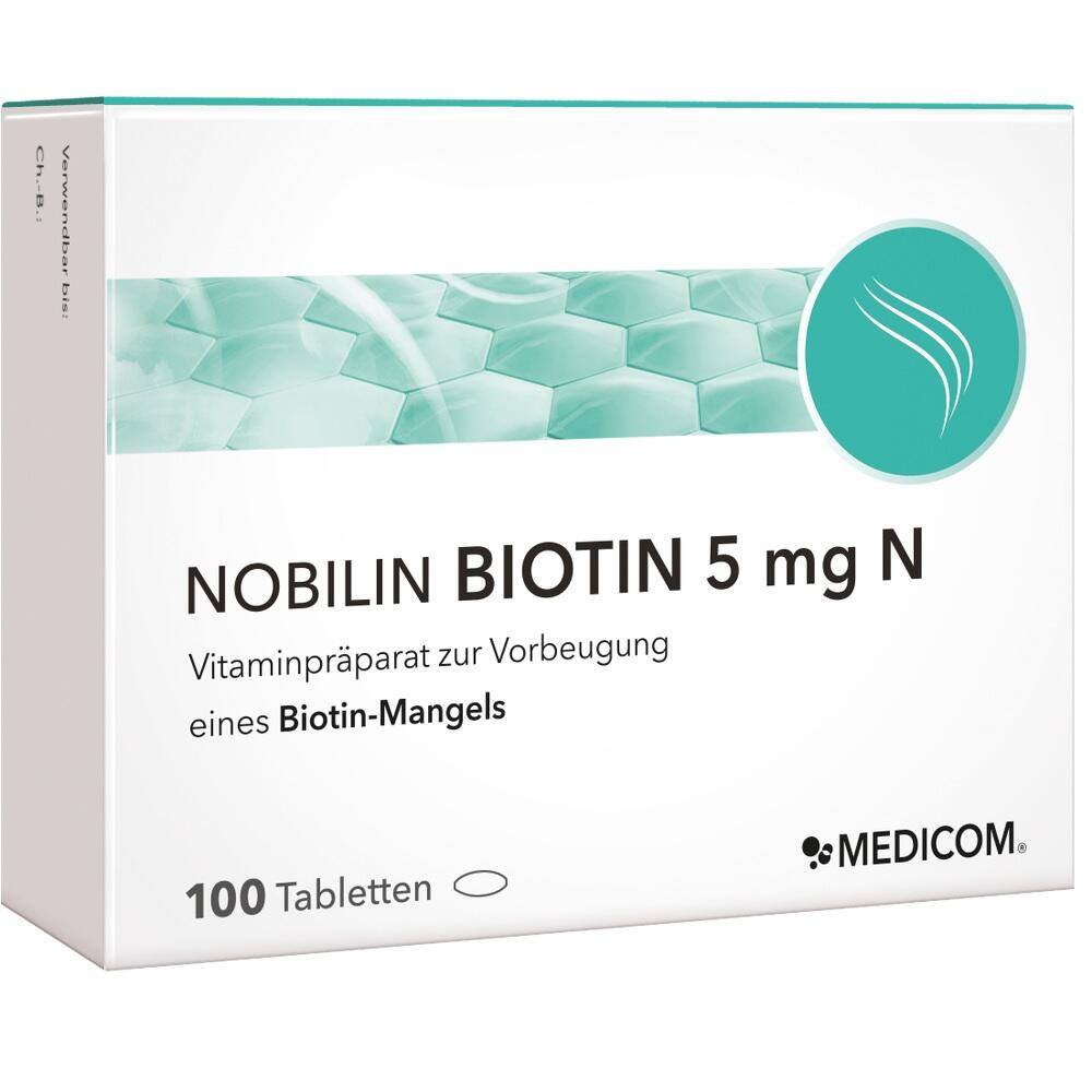 NOBILIN Biotin 5 mg N  100 St Tabletten