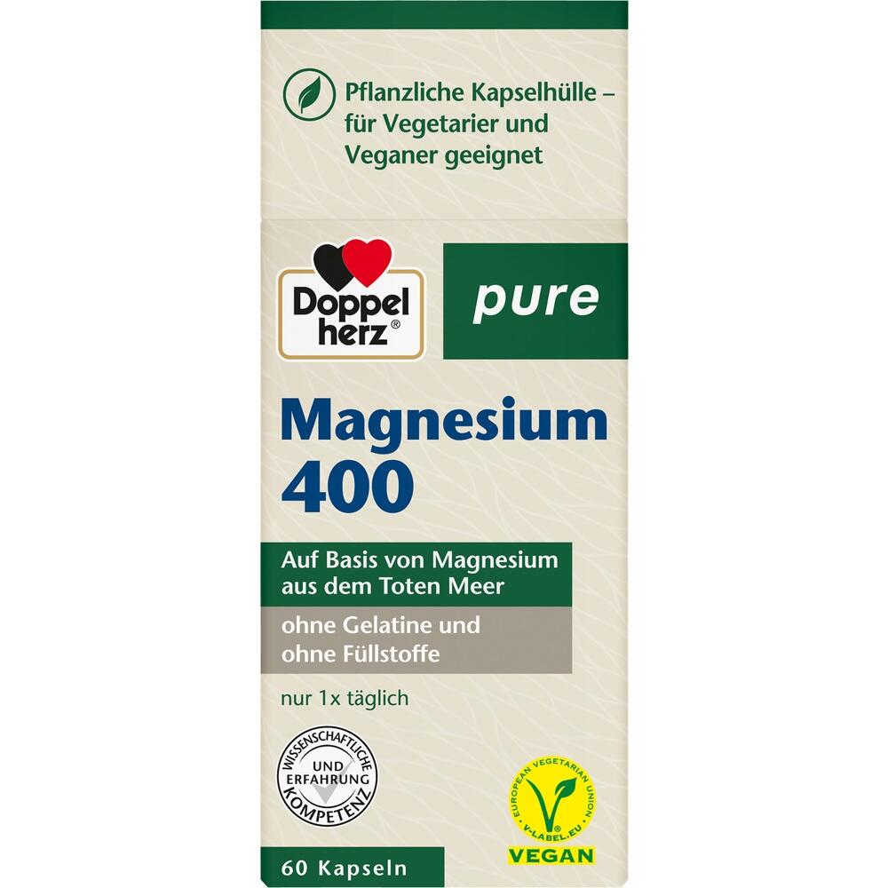 Doppelherz pure Magnesium 400  60 St Kapseln