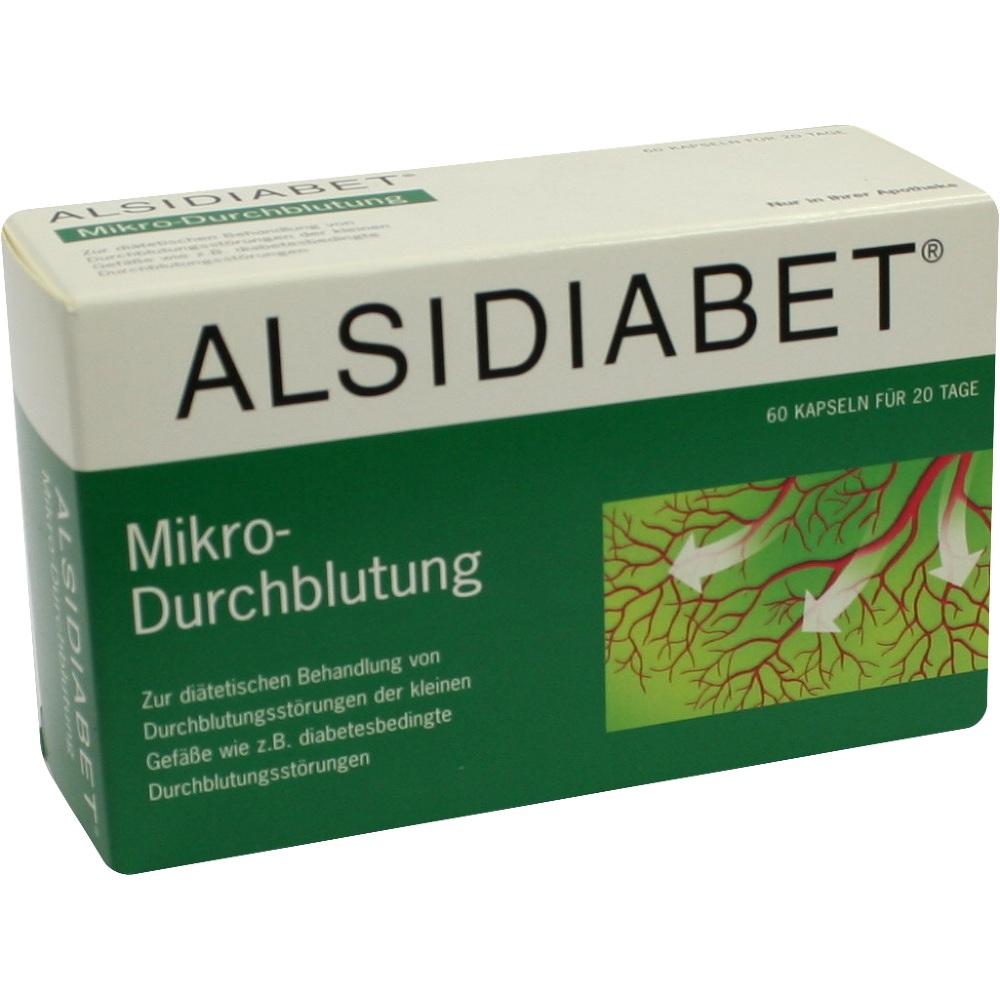 ALSIDIABET Diabetiker Mikro Durchblutung  60 St Kapseln