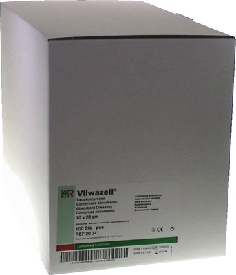 VLIWAZELL Saugkompressen 10x20 cm unsteril 100 St Kompressen