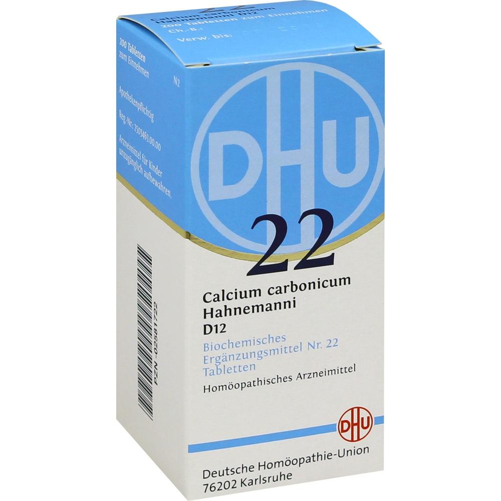 DHU Schüssler-Salz Nr. 22 Calcium carbonicum D 12 Tabletten 200 St Tabletten