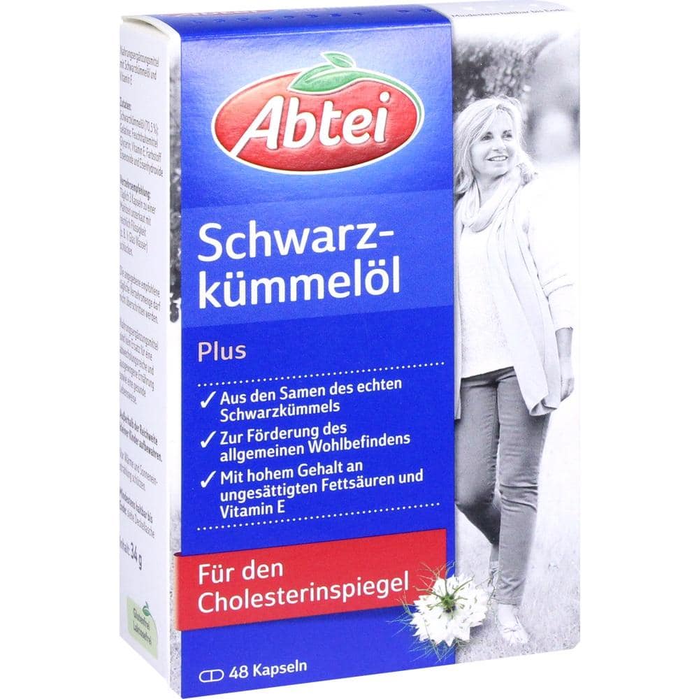 Abtei Schwarzkümmelöl Plus 48 St Kapseln