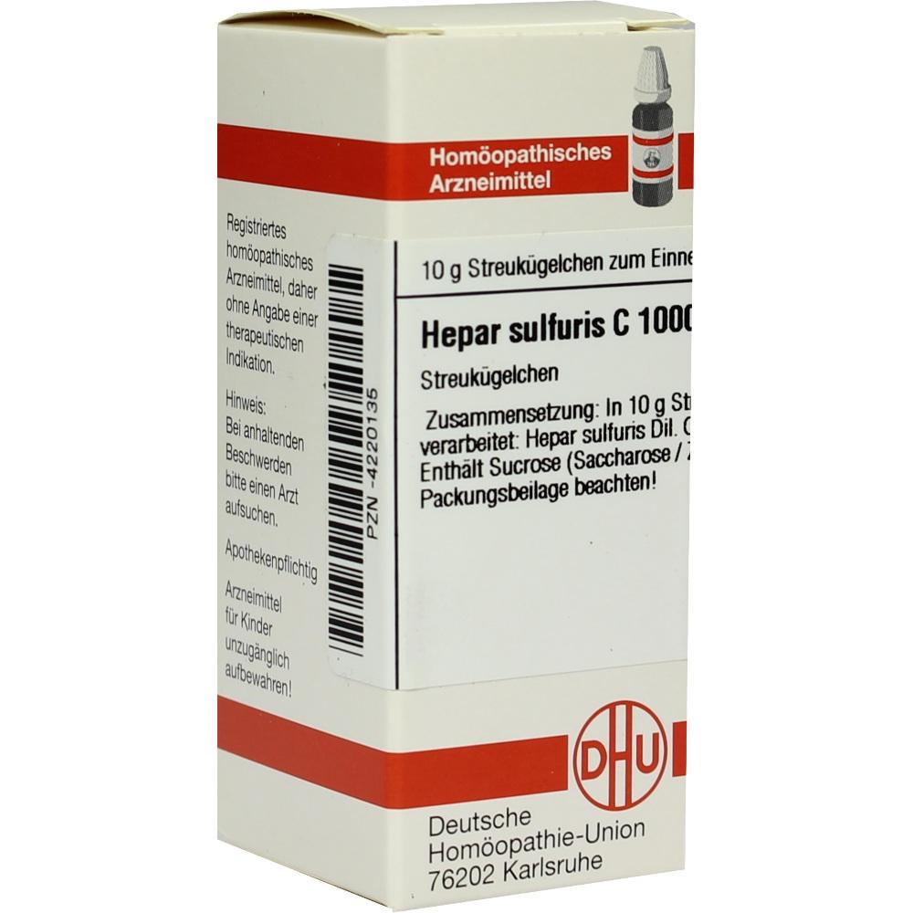 HEPAR SULFURIS C 1000 Globuli 10 g Globuli