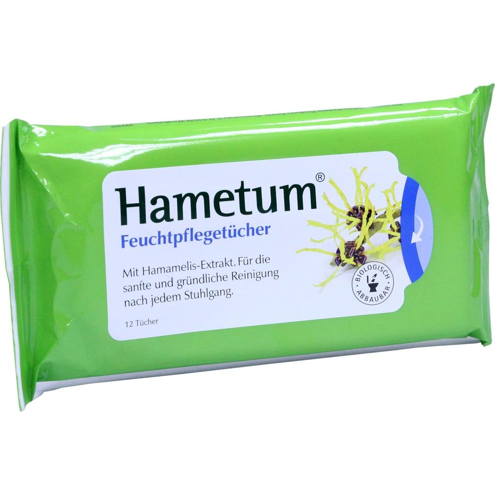 Hametum Feuchtpflegetücher mit Hamamelis 12 St Tücher