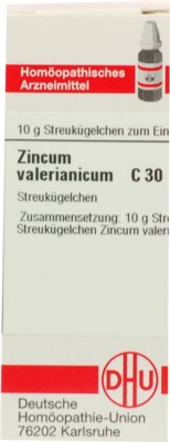 ZINCUM VALERIANICUM C 30 Globuli 10 g Globuli