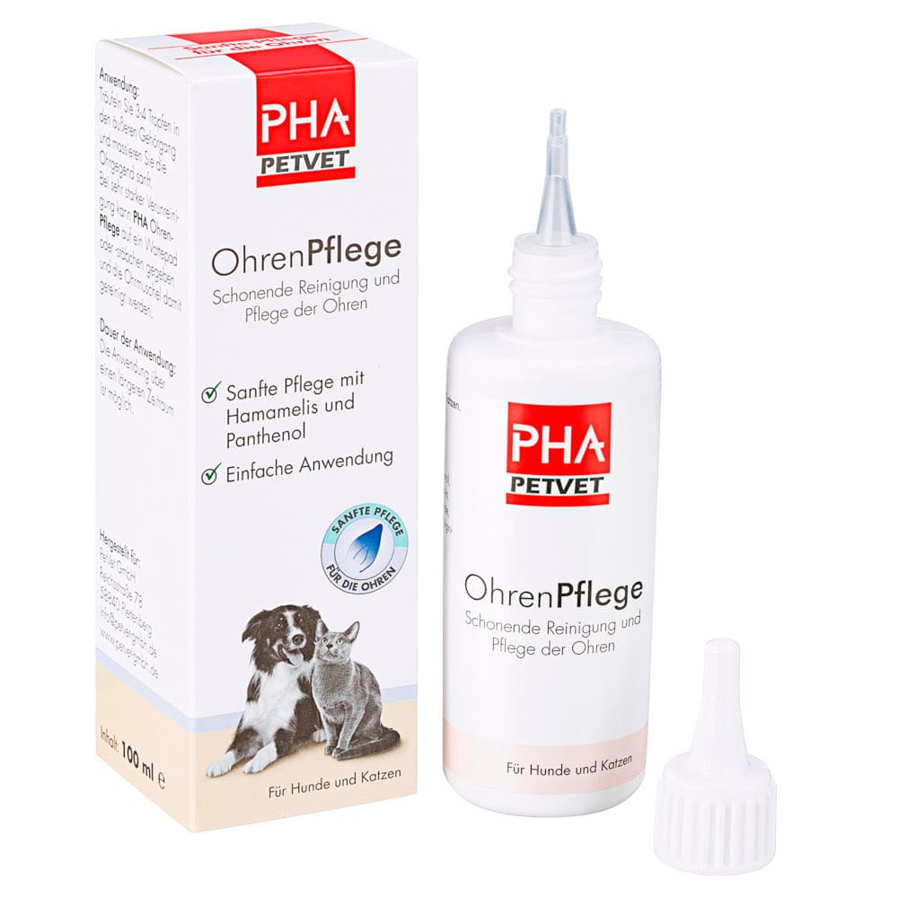PHA OhrenPflege Tropfen für Hunde 100 ml Tropfen