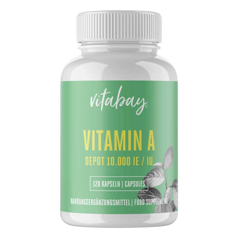 vitabay Vitamin A Depot 10000 I.E. 120 St Kapseln
