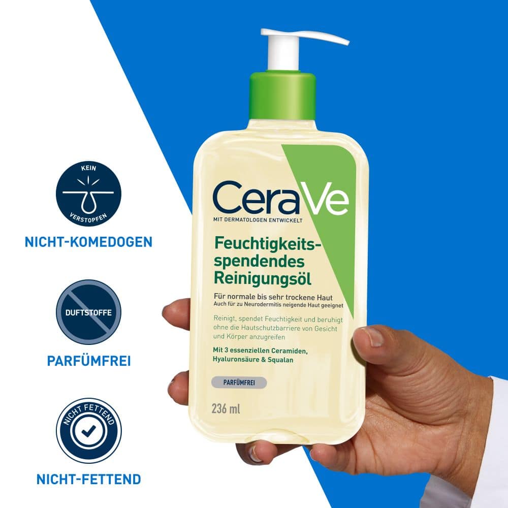 CeraVe Feuchtigkeitsspendendes Reinigungsöl 236 ml Gel