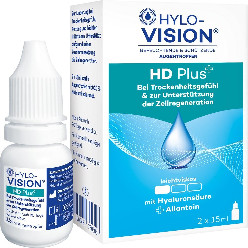 HYLO-VISION HD Plus 2X15 ml Augentropfen