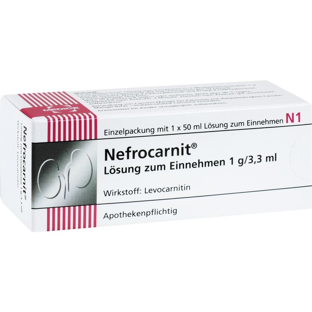 Nefrocarnit Lösung zum Einnehmen 1g/3,3ml 50 ml Lösung zum Einnehmen