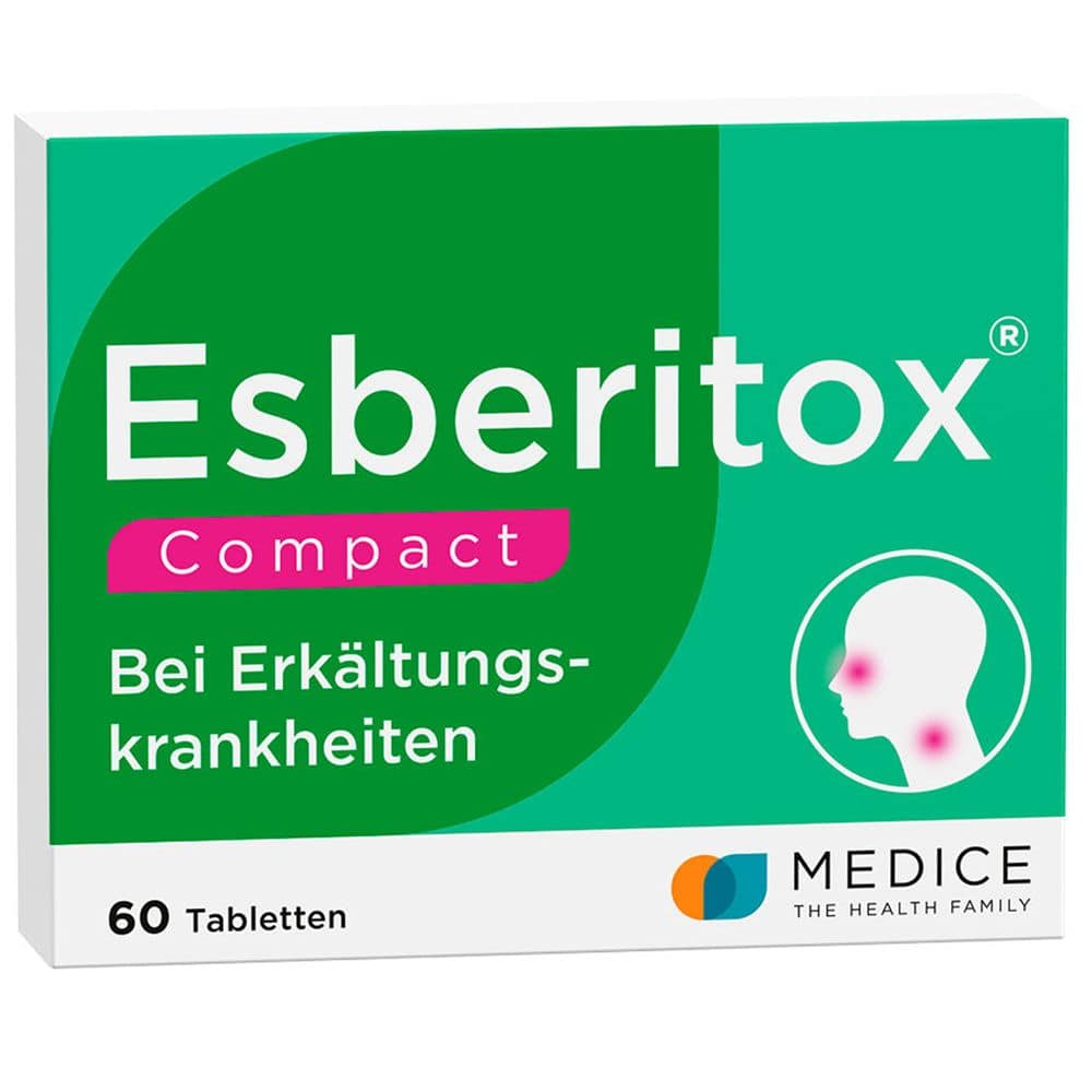 Esberitox COMPACT Tabletten bei Erkältungskrankheiten 60 St Tabletten