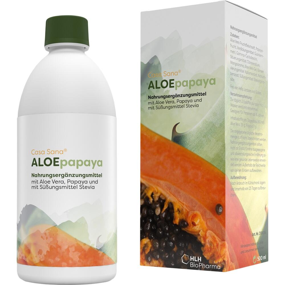 Casa Sana ALOEpapaya 500 ml Flüssigkeit zum Einnehmen