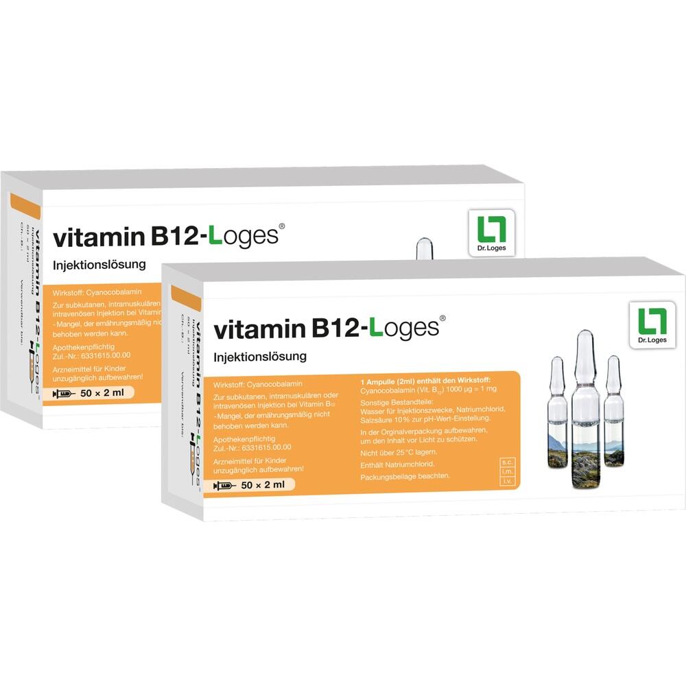vitamin B12-Loges Injektionslösung 100X2 ml Ampullen
