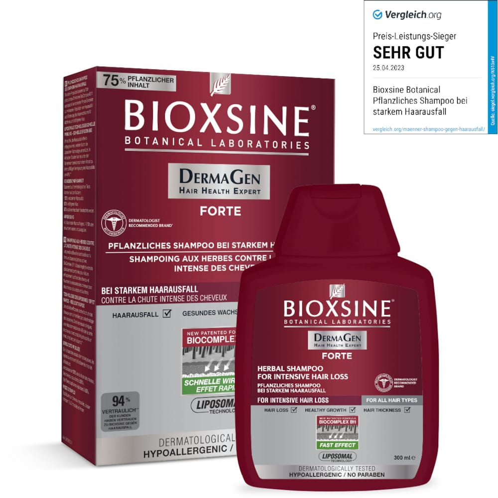 BIOXSINE DermaGen Forte gegen Haarausfall Shampoo 300 ml Shampoo