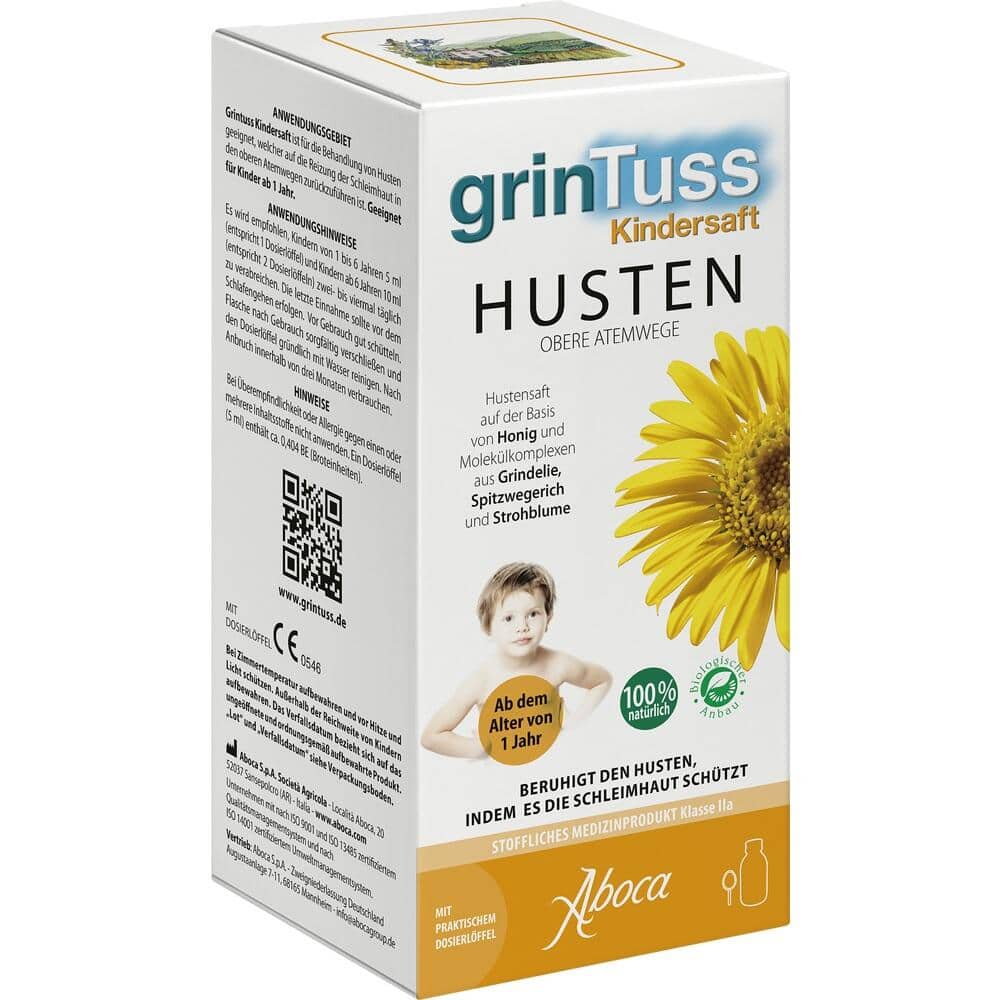 grinTuss Kindersaft HUSTEN 128 g Sirup