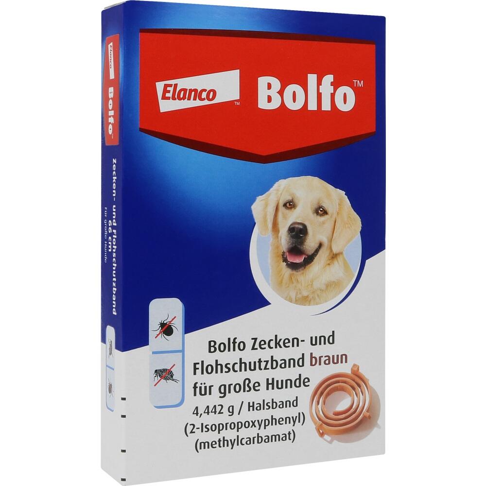Bolfo Flohschutzband braun für große Hunde 1 St Halsband