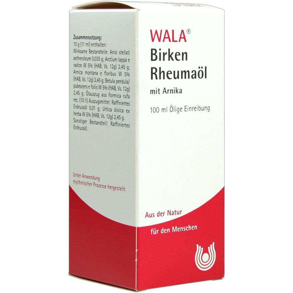 WALA Birken Rheumaöl mit Arnika 100 ml Öl