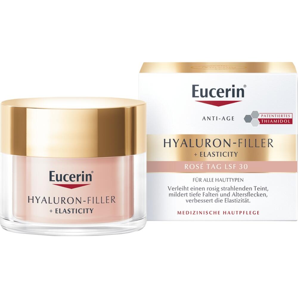 Eucerin HYALURON FILLER + ELASTICITY ROSÉ Tag LSF 30  50 ml Creme