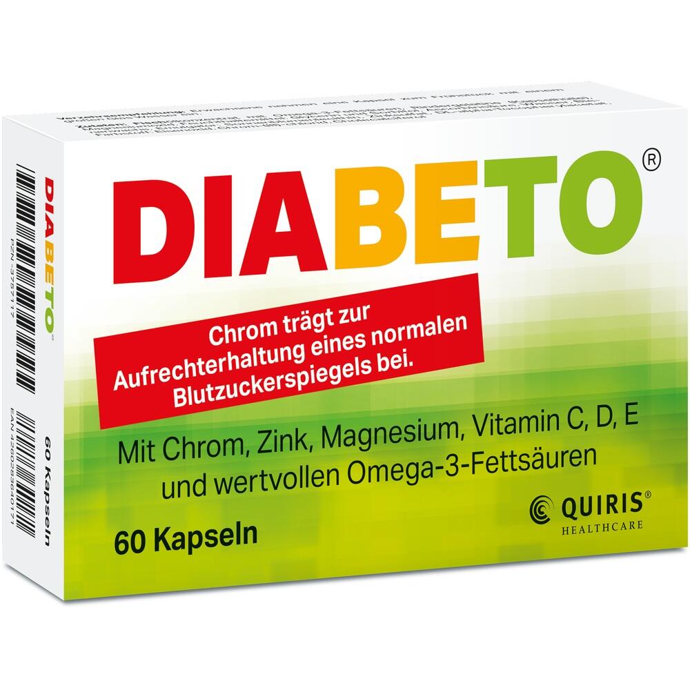 DIABETO Kapseln 60 St Kapseln