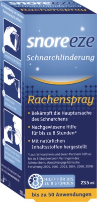 SNOREEZE Schnarchlinderung Rachenspray 23.5 ml Spray