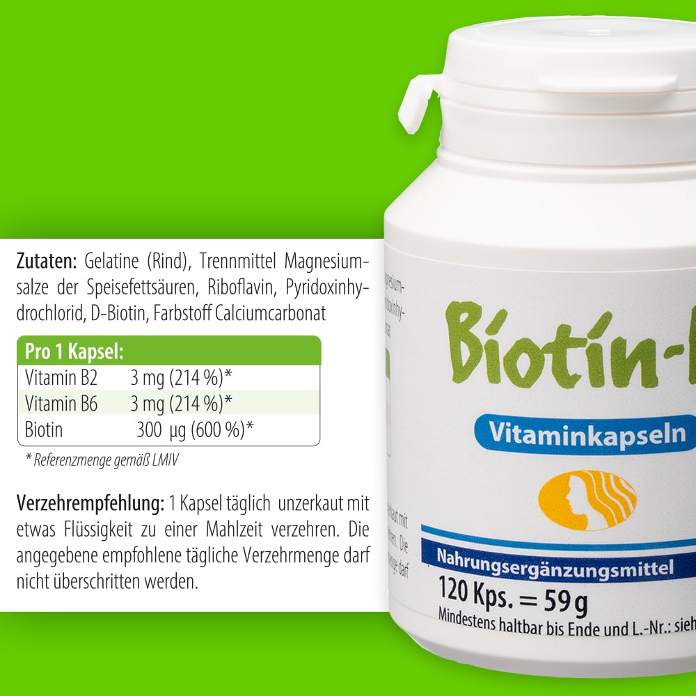 Biotin-H Vitaminkapseln 120 St Kapseln