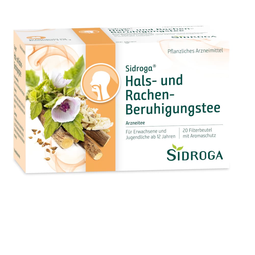 Sidroga Hals- und Rachen-Beruhigungstee Filterbeutel 20X1.75 g Tee