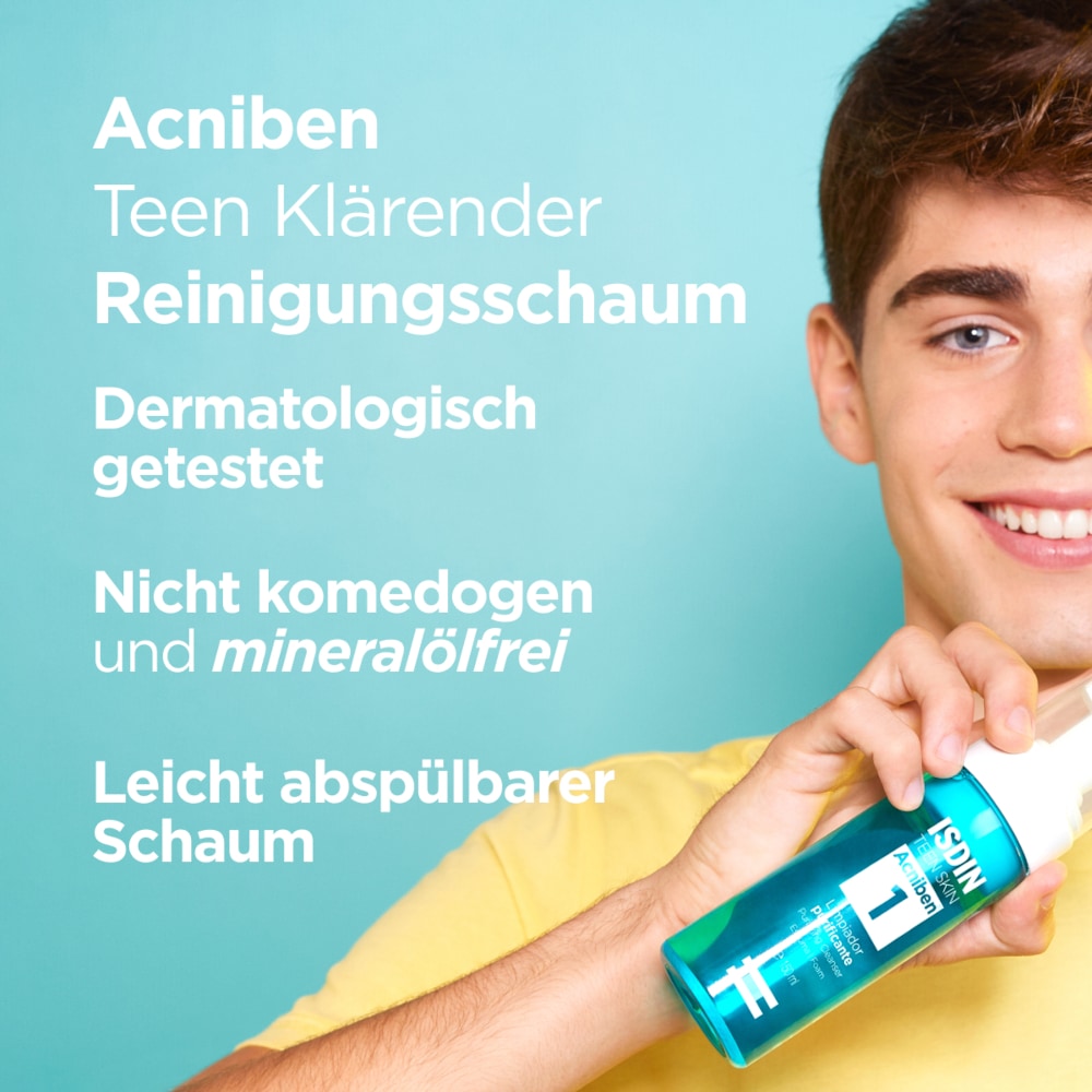 ISDIN Acniben Teen Klärender Reinigungsschaum 150 ml Schaum