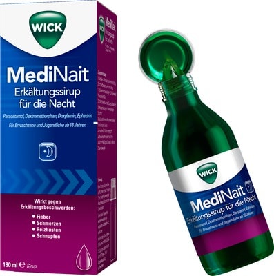 WICK MediNait Erkältungssirup für die Nacht 180 ml Sirup