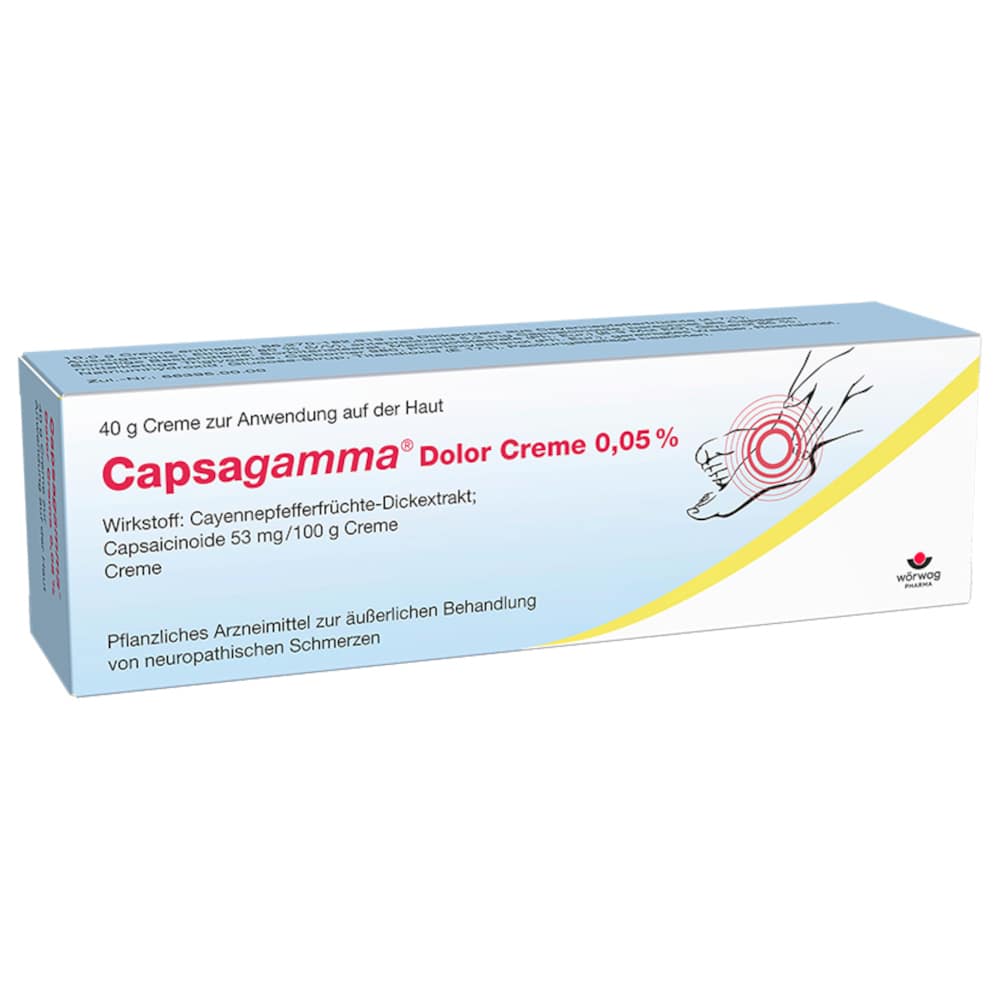 Capsagamma Dolor Creme 0,05% 40 g Creme