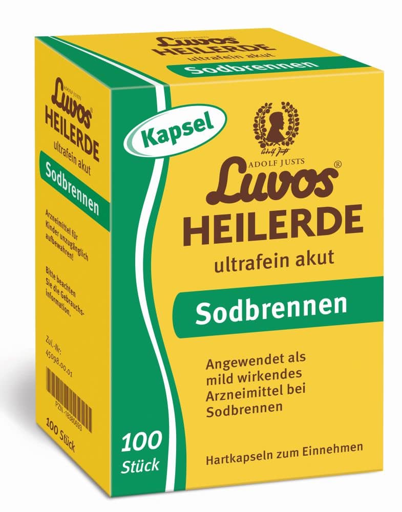 Luvos HEILERDE ultrafein akut Sodbrennen 100 St Kapseln