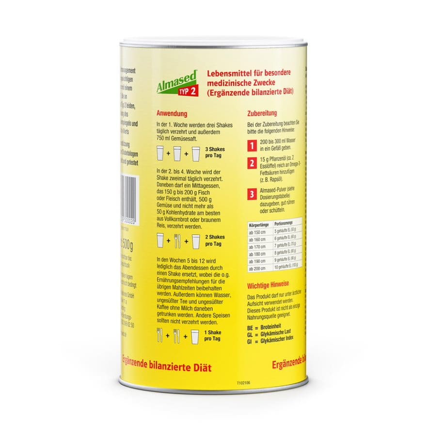 Almased TYP 2 500 g Pulver