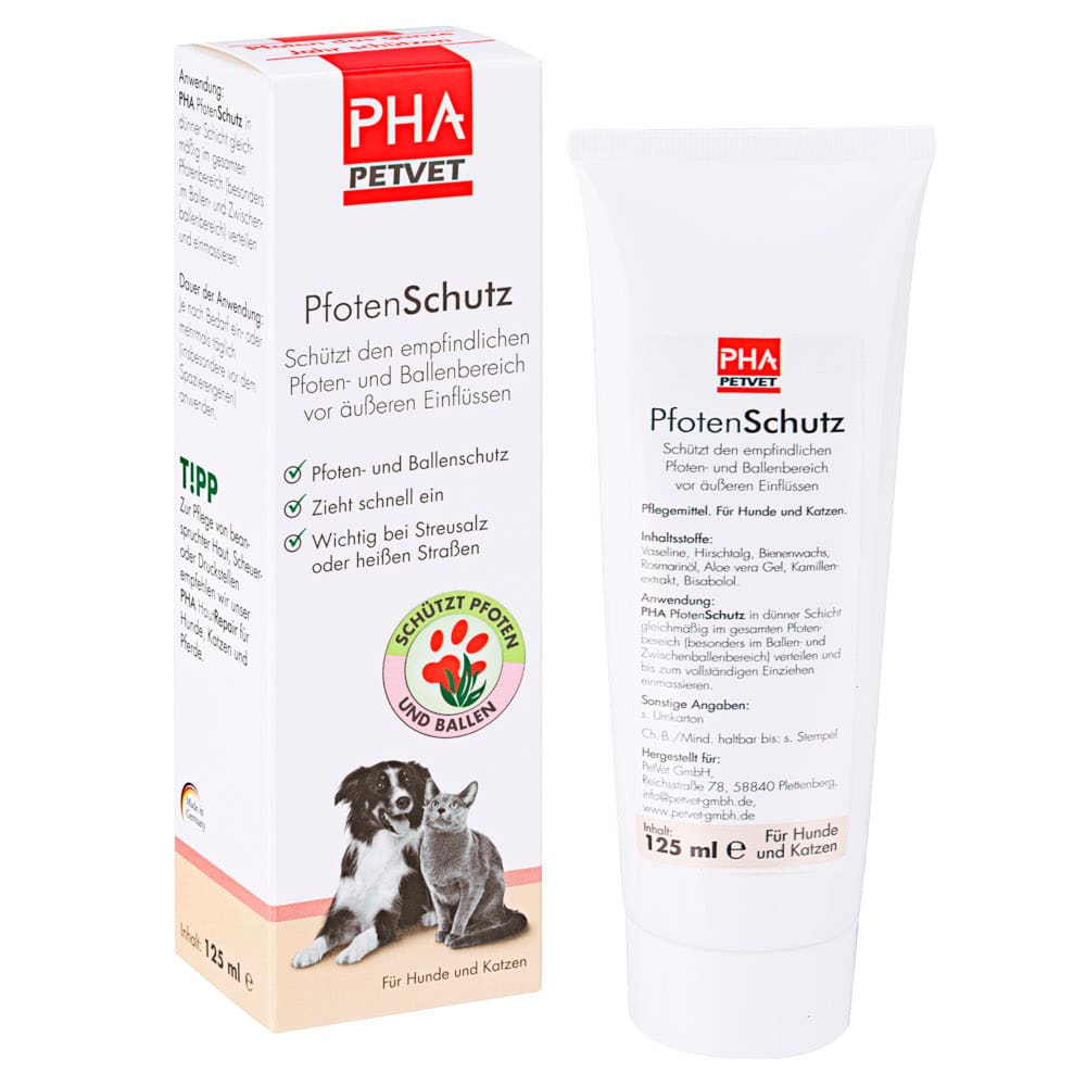 PHA PfotenSchutz Paste für Hunde und Katzen 125 g Paste