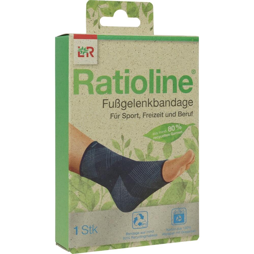 Ratioline Fußgelenkbanadage S 1 St Bandage 1 St