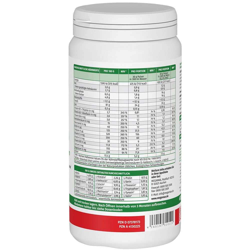 EIWEISS 100 Banane Megamax Pulver 400 g Pulver