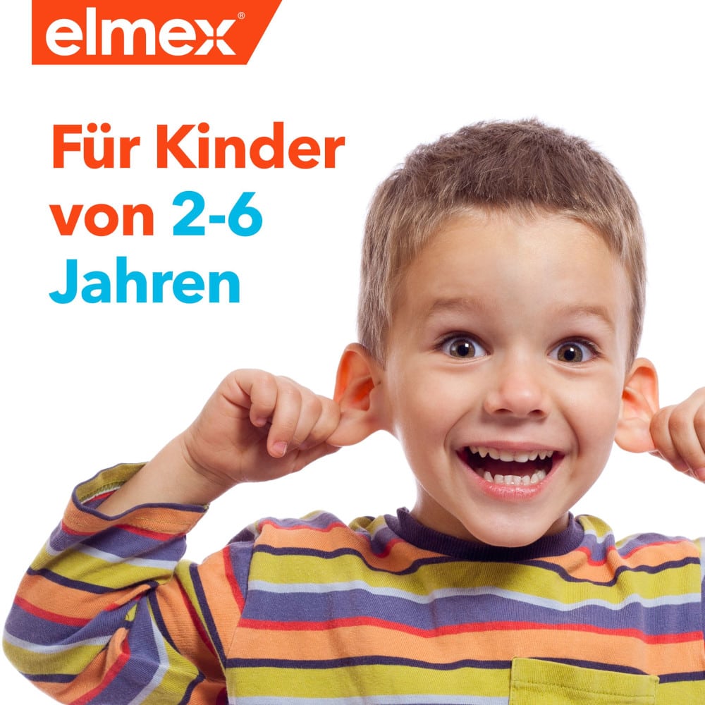 elmex KINDER-ZAHNPASTA 2-6 Jahre 2X50 ml Zahnpasta