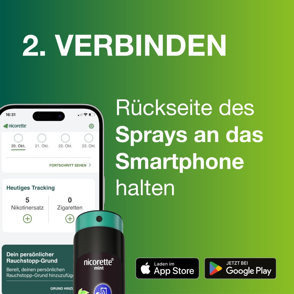nicorette fruit & mint Spray 6er Set 3X2 St Spray