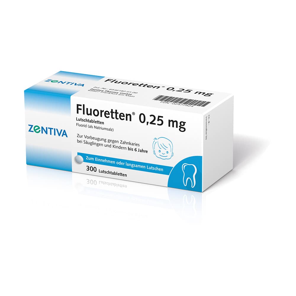Fluoretten 0,25mg 300 St Tabletten