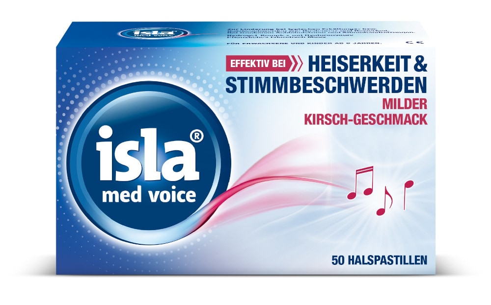 isla med voice Halspastillen 50 St Pastillen