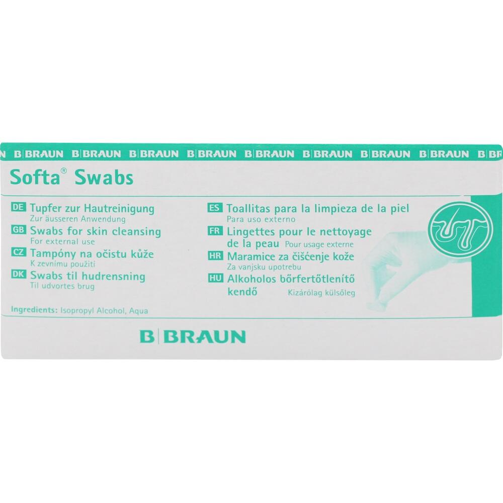 Softa Swabs Alkoholtupfer 100 St Tupfer