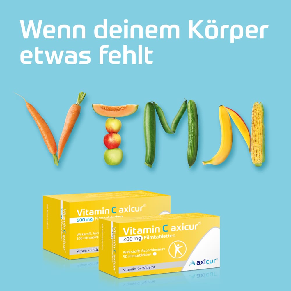 Vitamin C axicur 200 mg Filmtabletten 50 St Filmtabletten