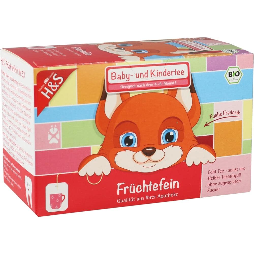 H&S Früchtefein Baby- und Kindertee Bio 20X2.5 g Filterbeutel