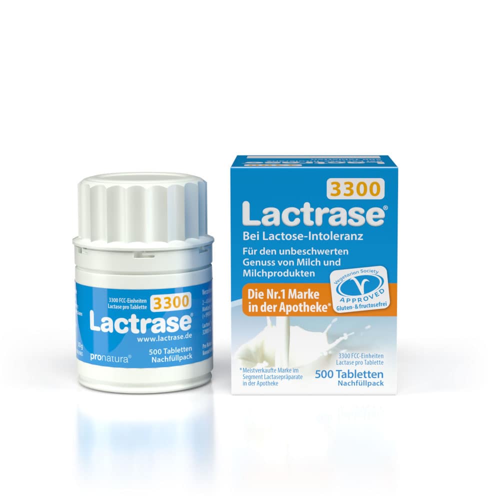 Lactrase 3300 FCC Kapseln 500 St Tabletten