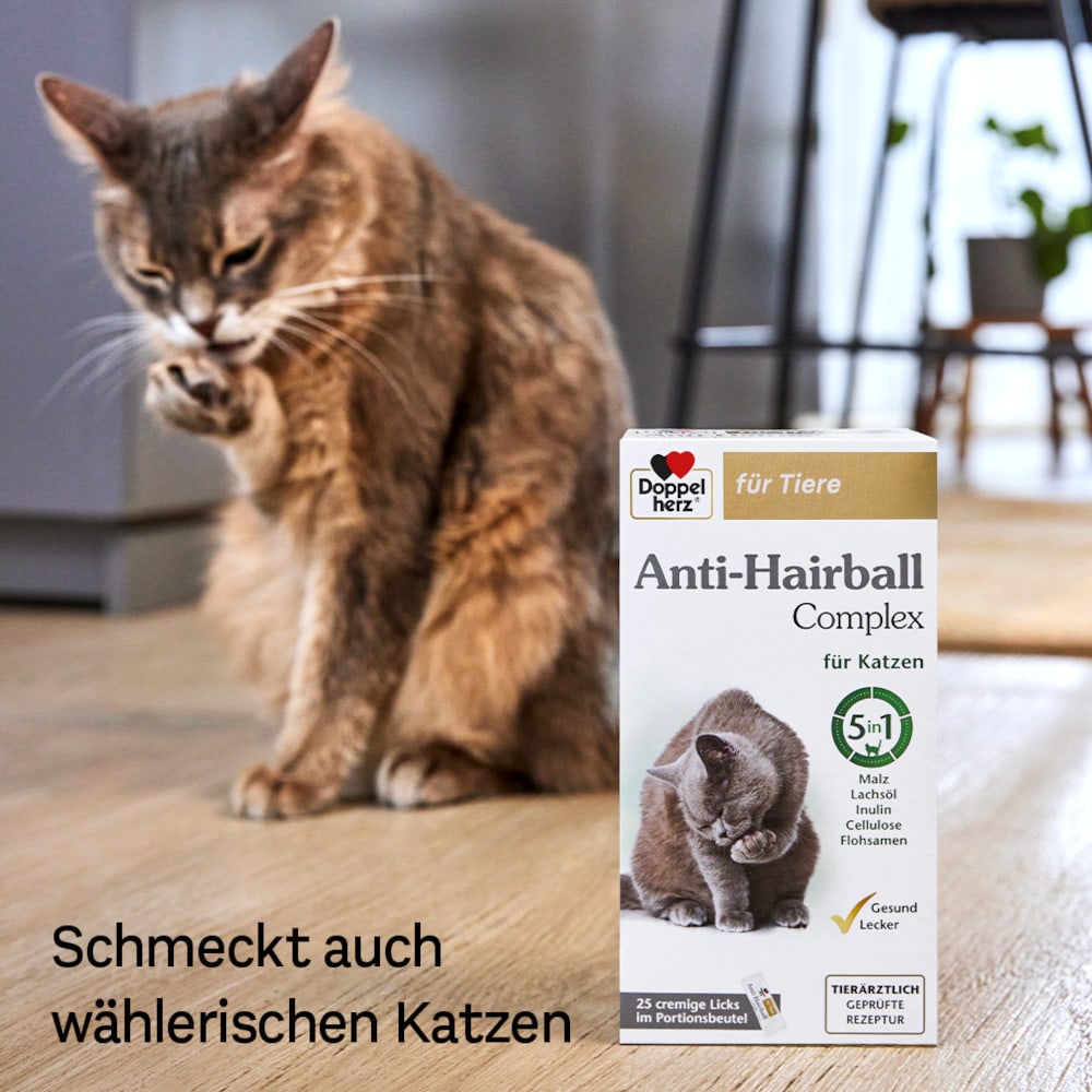 Doppelherz für Tiere Anti-Hairball Complex 25X10 g Paste
