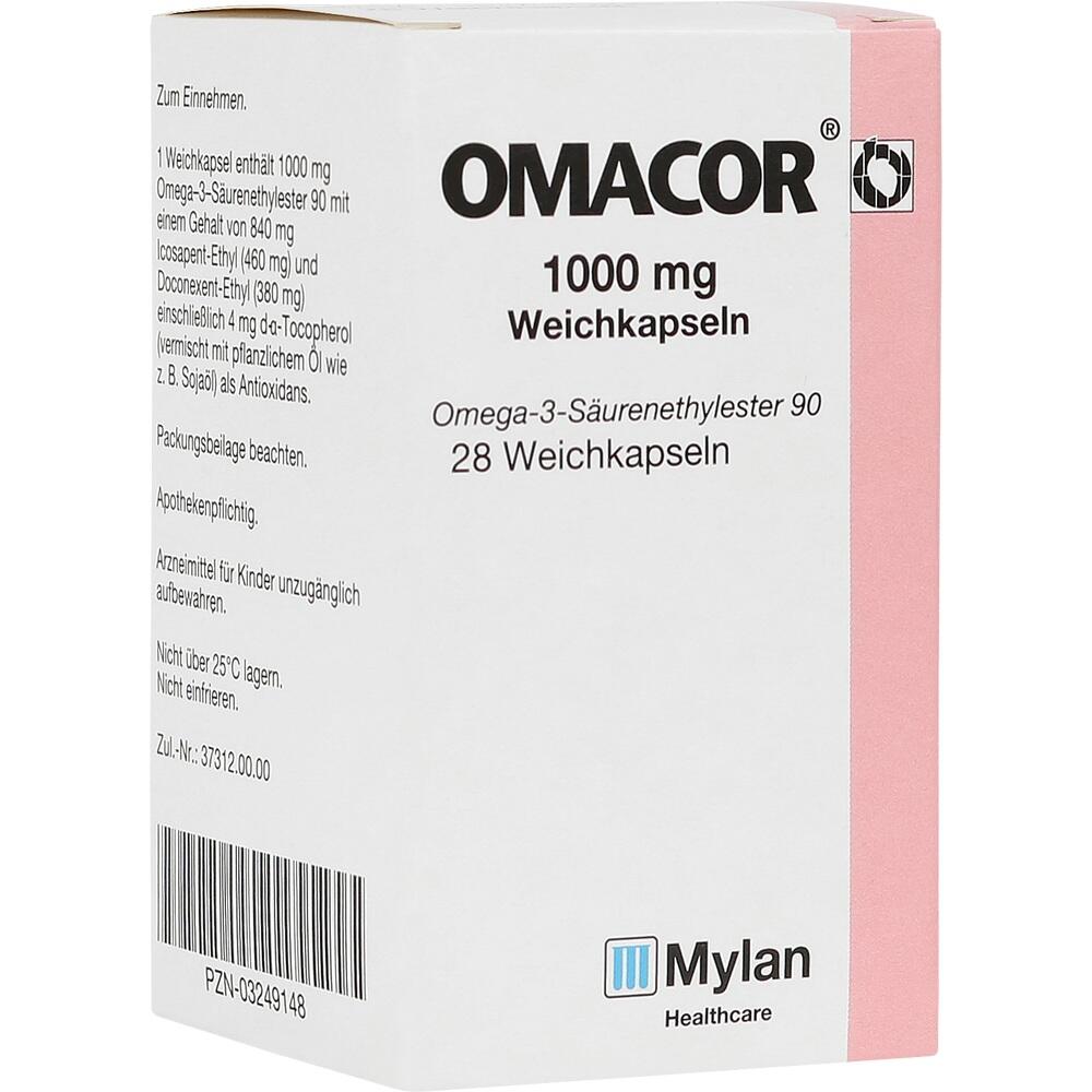 Omacor 1000mg 28 St Weichkapseln
